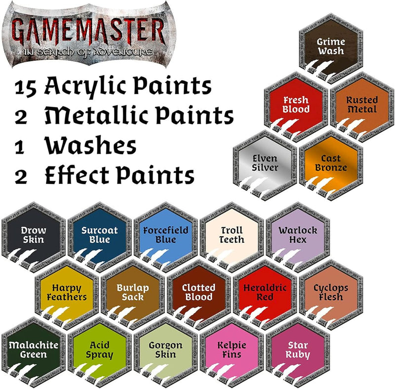 Gamemaster Wandering Monsters Starter Role-Playing Paint Set