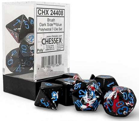 Chessex Poly Brush Dark Side/Blue
