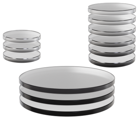 D&D Minis Clear Round Bases (Assorted 12-Pack)