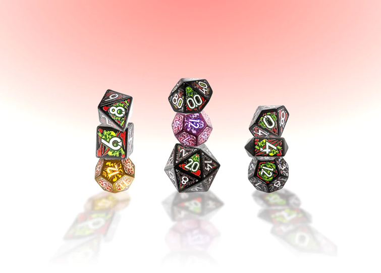 Botch Dice Daggerheart Hope & Fear 9-Die RPG Set - Assassin