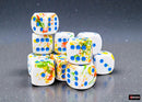 Chessex 12d6 Brush Breezy/Blue