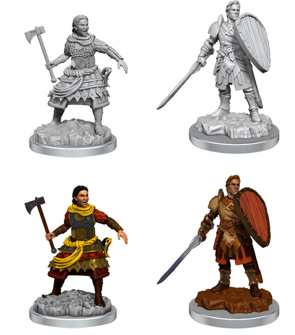 Wizkids Minis D&D 90639 Human Fighters