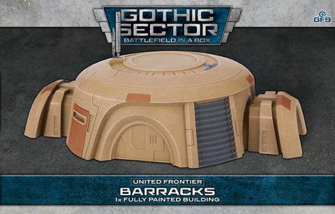 Battlefield in a Box Gothic Sector United Frontier Barracks