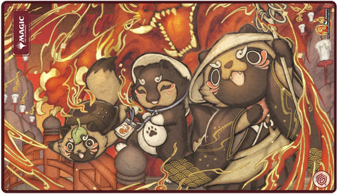 UG Playmat MTG - Secrets Of Stixhaven - Pyretic Ritual (alternate art)