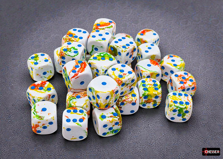 Chessex 36d6 Brush Breezy/Blue