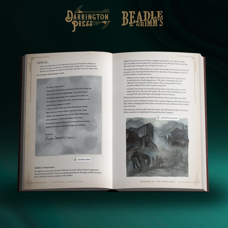 Rpg Candela Obscura Horrors of the Fairelands Assignment Book