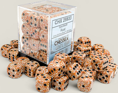 Chessex 36d6 Speckled Rust