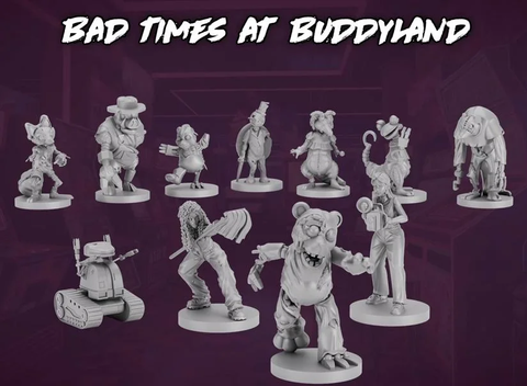 BG Final Girl Season 3: Bad Times At Buddyland - Miniatures