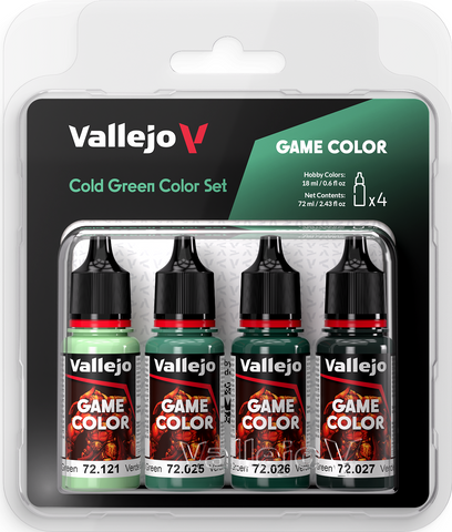 Vallejo Paint Set Game Color Cold Green
