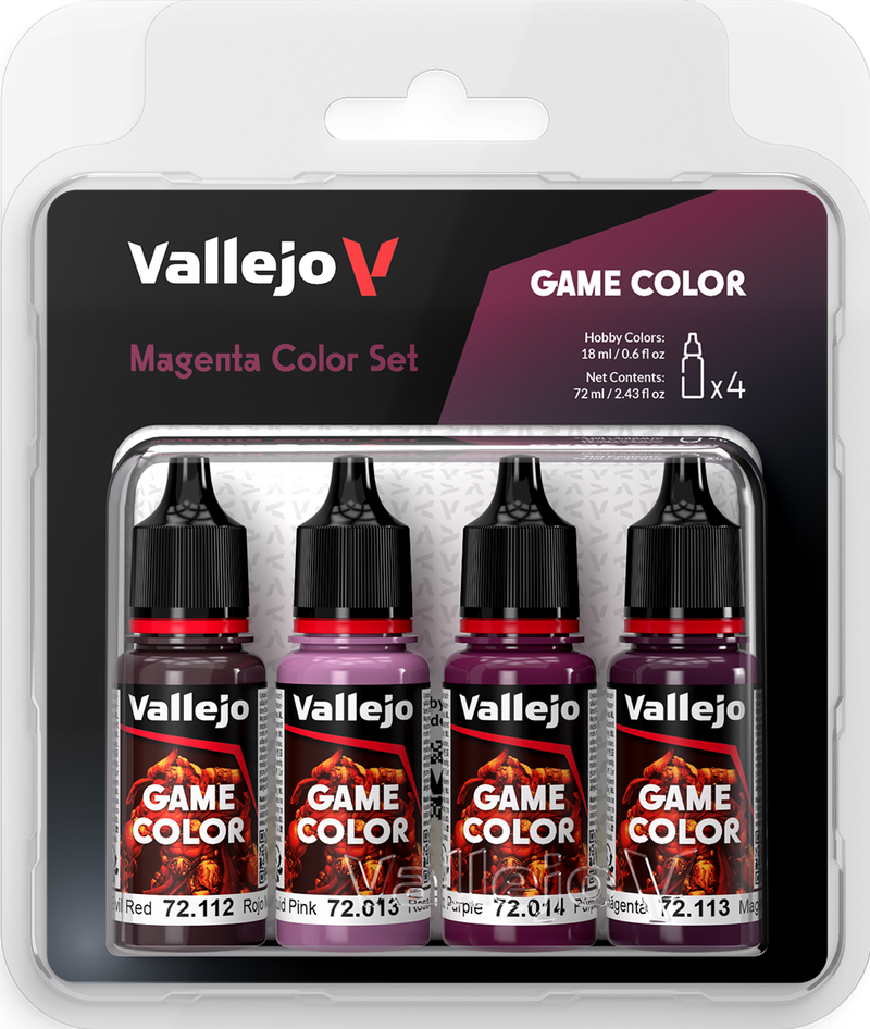 Vallejo Paint Set Game Color Magenta