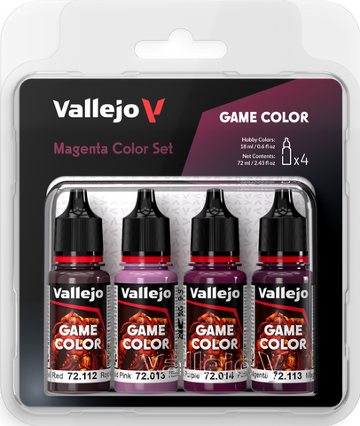 Vallejo Paint Set Game Color Magenta