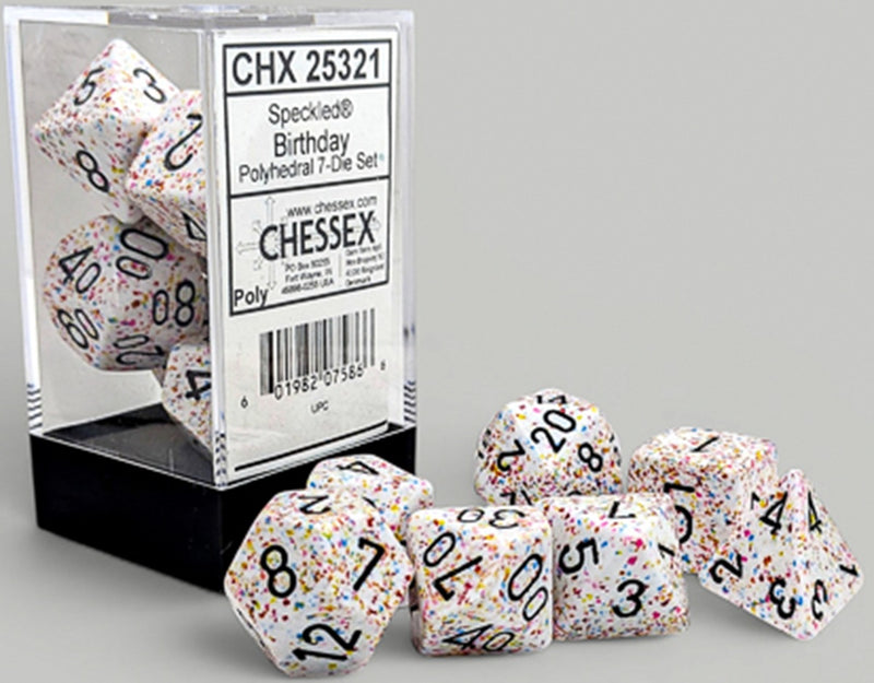 Chessex Poly Speckled Birthday