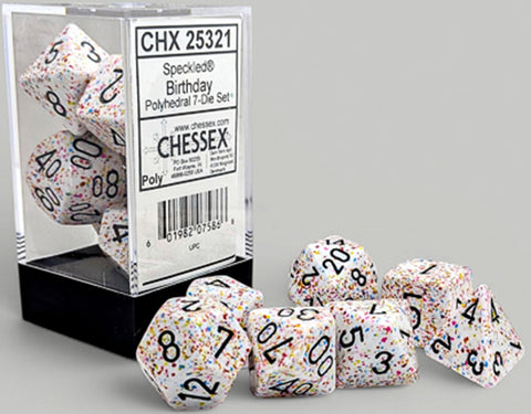 Chessex Poly Speckled Birthday
