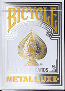 Playing Cards Bicycle Metalluxe Silver