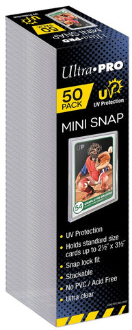 Ultra Pro UV Mini Snap Holder 50 Pack