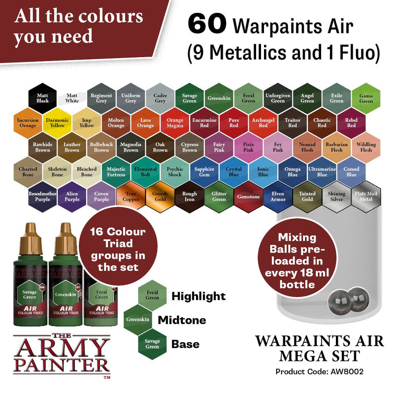 Army Painter Air Mega Set AW8002