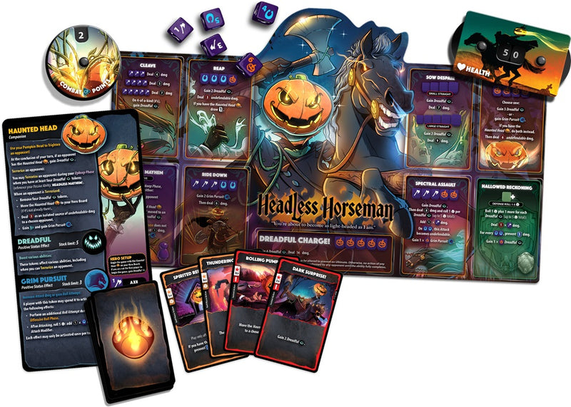 BG Dice Throne Hero Pack Headless Horseman