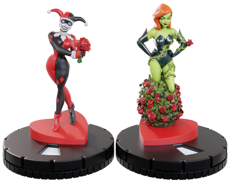 HeroClix Iconix Harley Quinn Roses For Red
