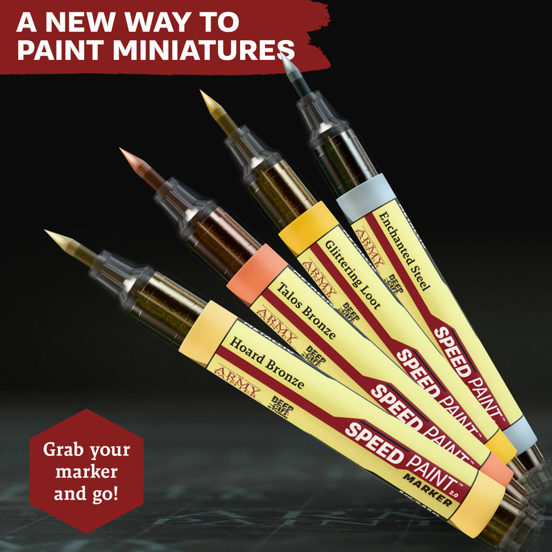 Army Painter Speedpaint Marker Metalics Set