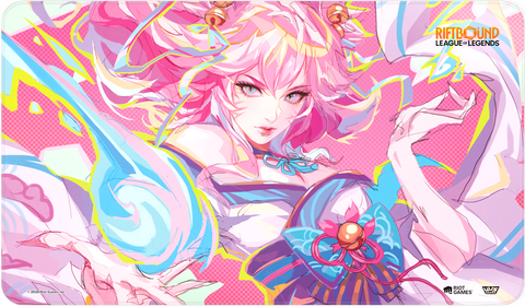 Riftbound TCG Spiritforged Playmat Spirit Blossom Ahri