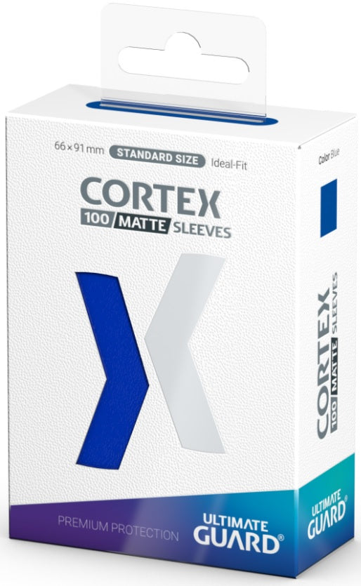 Ultimate Guard Sleeves: Cortex - Standard Matte Blue (100)
