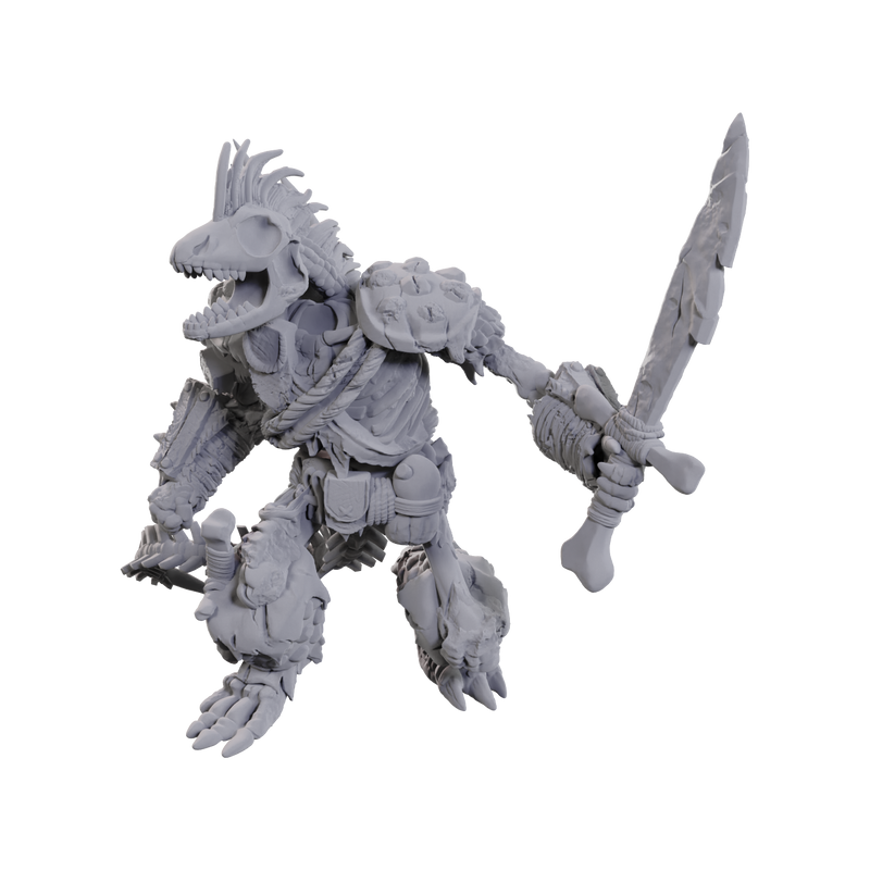 Wizkids Minis D&D 90117 Lizardfolk Skeleton