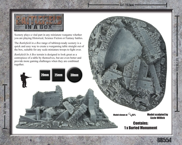 Battlefield in a Box Gothic Buried Monument
