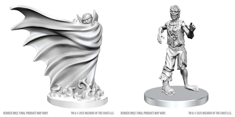 Wizkids Minis D&D 90813 Classic Vampire & Classic Zombie