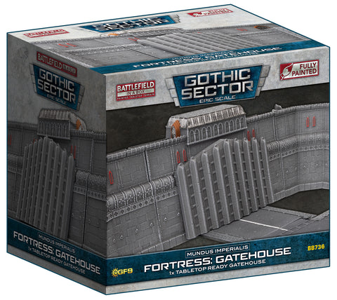 Battlefield in a Box Mundus Imperialis Fortress Gatehouse