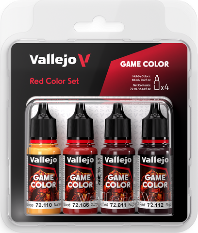 Vallejo Paint Set Game Colo Red