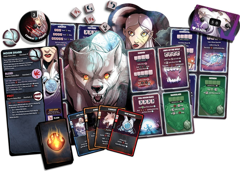 BG Dice Throne Hero Pack Pale Lady