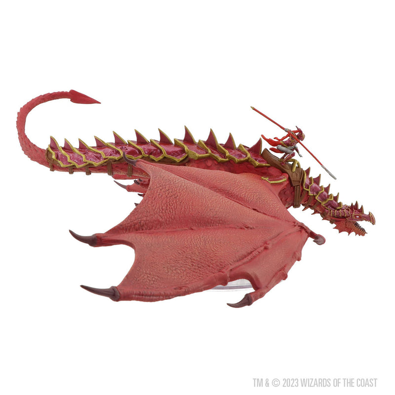 D&D Minis Icons of the Realms : Red Ruin and Red Dragonnel