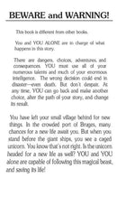 Novel Choose Your Own Adventure: The Rescue Of The Unicorn