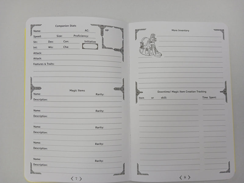 Dungeon Notes Hero's journals 3 Pack Green
