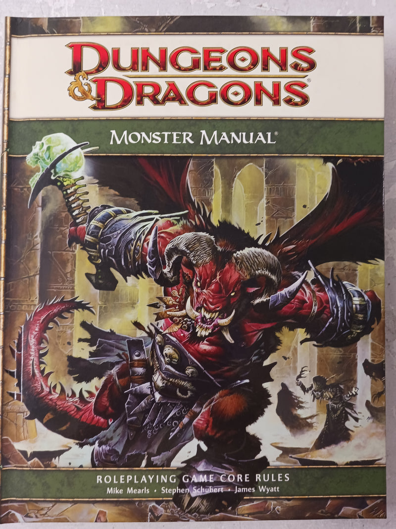Used - RPG Dungeons & Dragons 4e Monster Manual