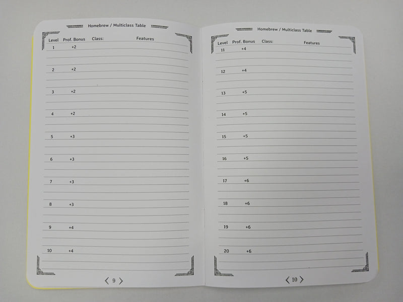 Dungeon Notes Hero's journals 3 Pack Green