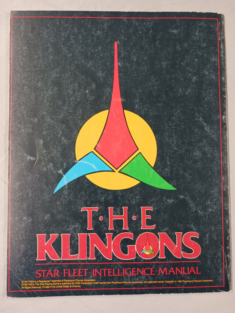 Used - RPG Star Trek RPG Second Edition - The Klingons: Star Fleet Intelligence Manual