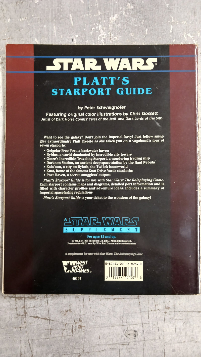 Used - RPG Star Wars Platt's Starport Guide 40107