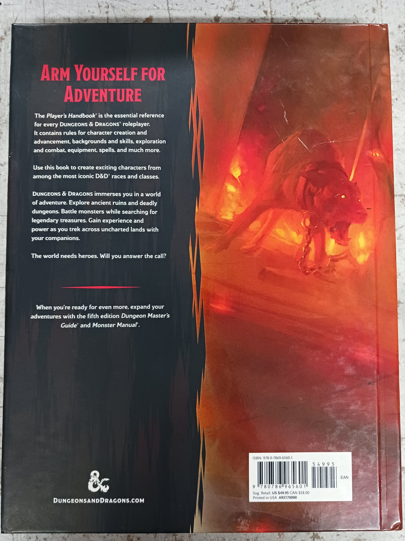 Used - RPG D&D 5e Player's Handbook