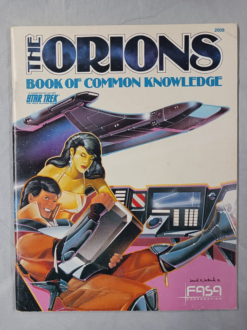 Used - RPG Star Trek RPG Second Edition - The Orions: Book Of Deep Knowledge