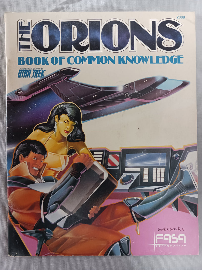 Used - RPG Star Trek RPG Second Edition - The Orions: Book of Common Knowledge