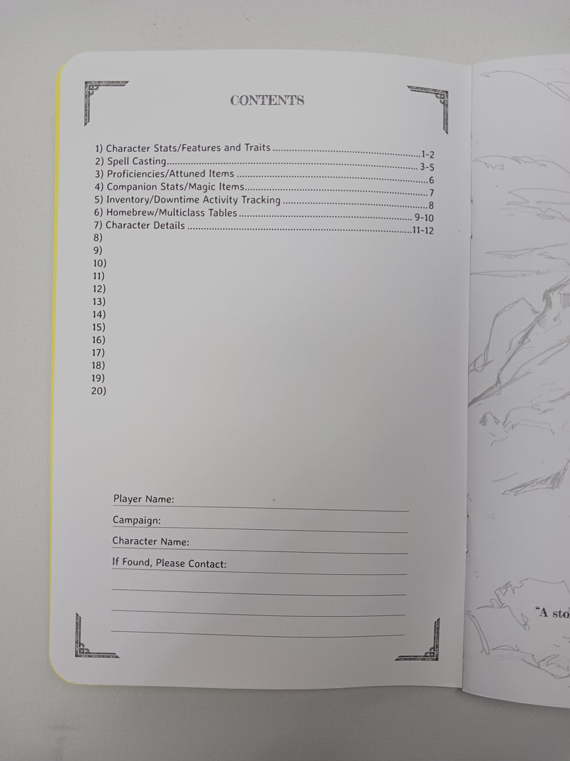 Dungeon Notes Hero's journals 3 Pack Green