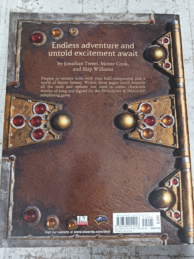 Used - RPG D&D 3.5 Player's Handbook Paperback