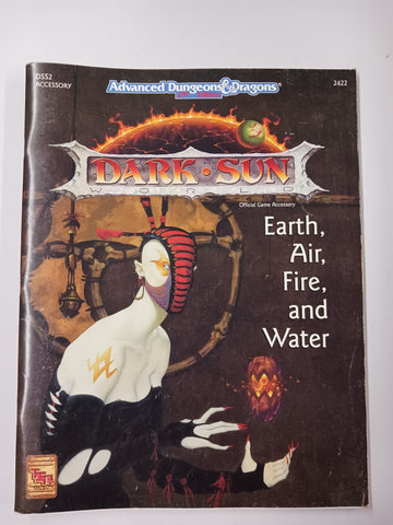 Used - RPG AD&D 2e Dark Sun Earth, Air, Fire, and Water 2422