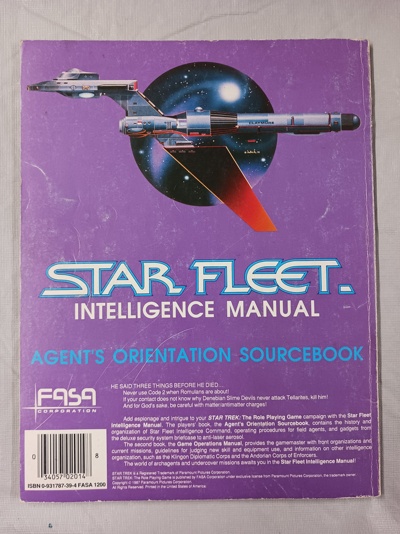 Used - RPG Star Trek RPG Second Edition - Star Fleet Intelligence Manual: Agent's Operation Sourcebook
