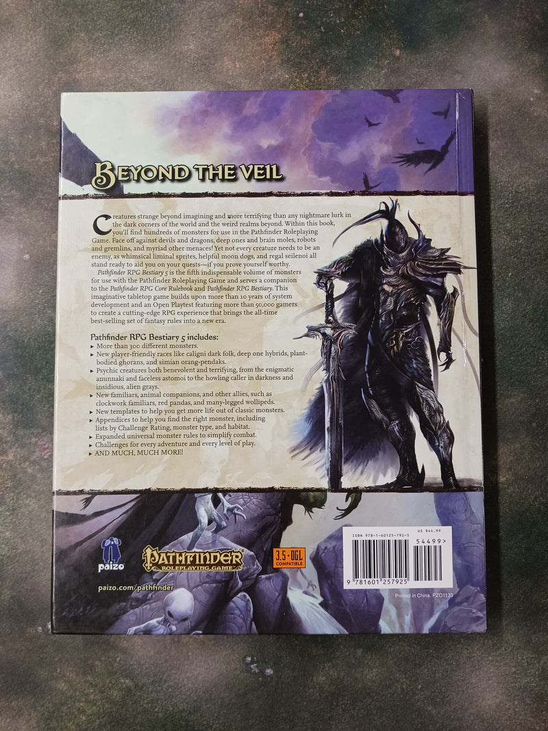 Used - RPG Pathfinder 1e Bestiary 5