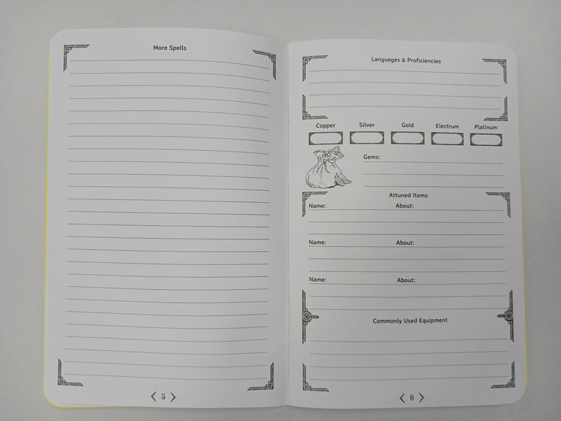 Dungeon Notes Hero's journals 3 Pack Green