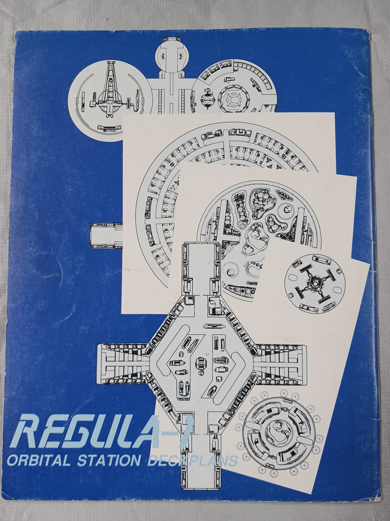 Used - RPG Star Trek RPG Second Edition - Regula-1 Orbital Station Deckplans