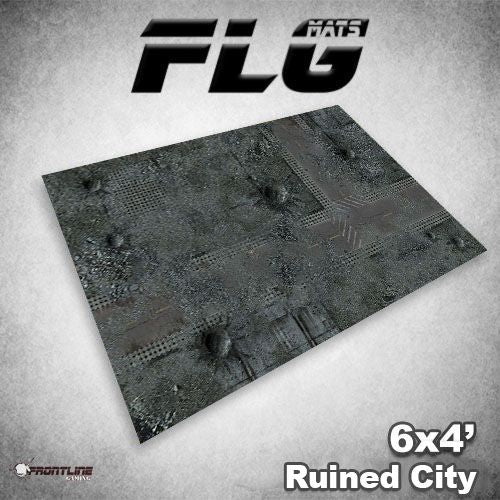 Frontline Gaming Mat 6'x4' Ruined City