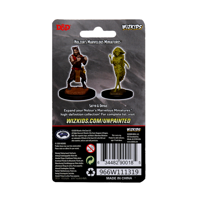 Wizkids Minis D&D 90018 Satyr And Dryad